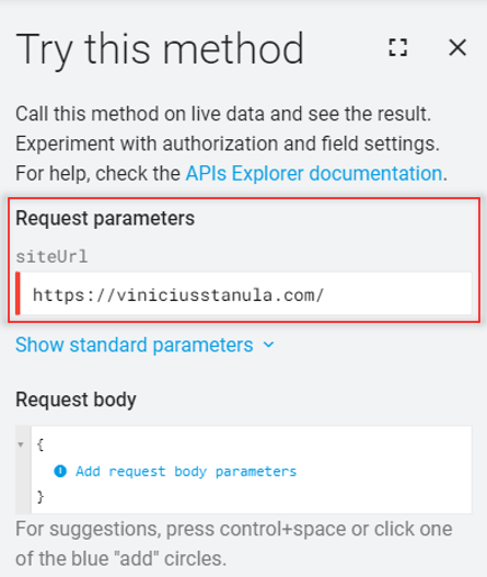 Como inserir o domínio na API online do Google Search Console
